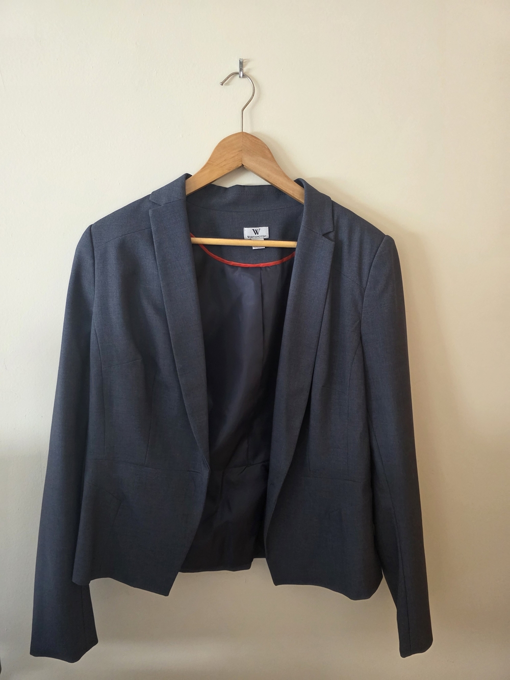 Worthington women's Tailored Blue Grey Blazer